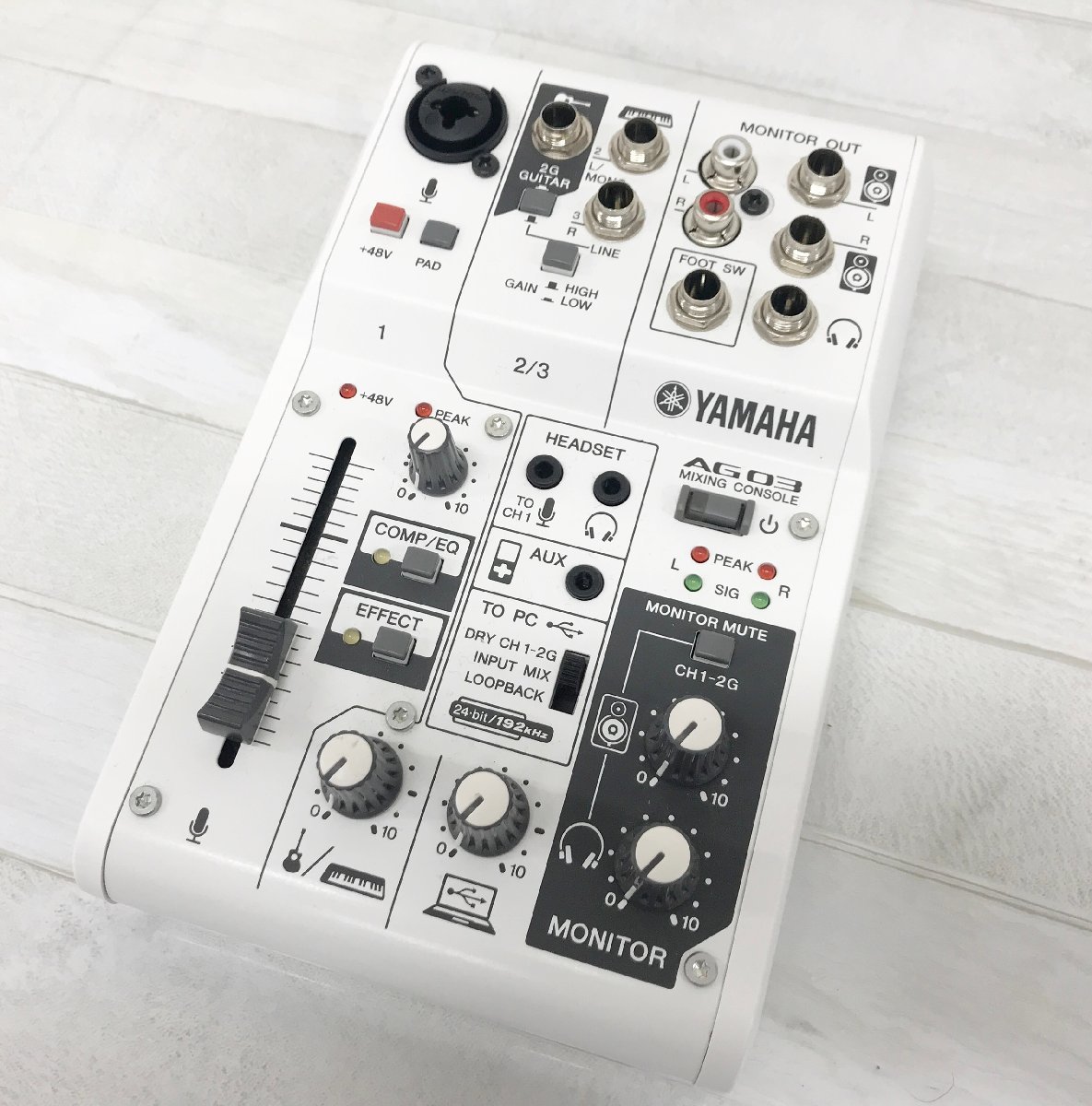 m498 現状品 YAMAHA ヤマハ ミキシングコンソール AG03 【公式通販】