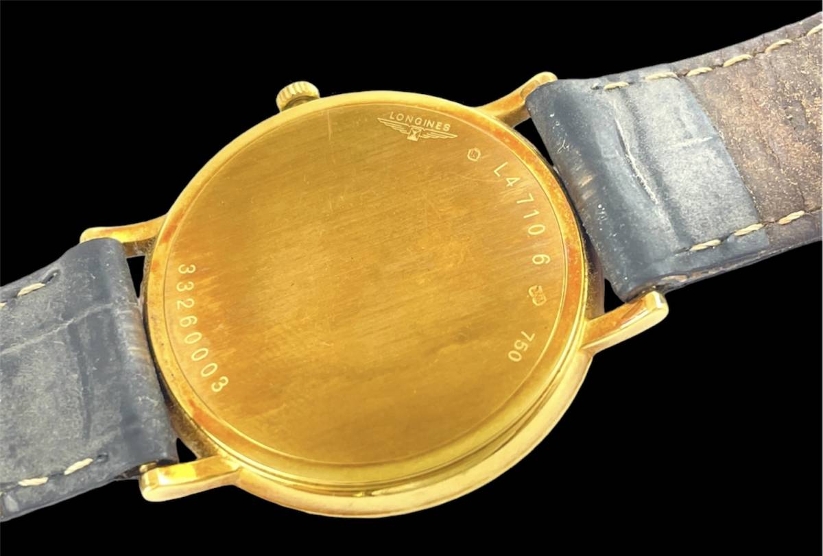 M2☆希少/箱・Gカード付☆ LONGINES/ロンジン グランドクラシック 金  