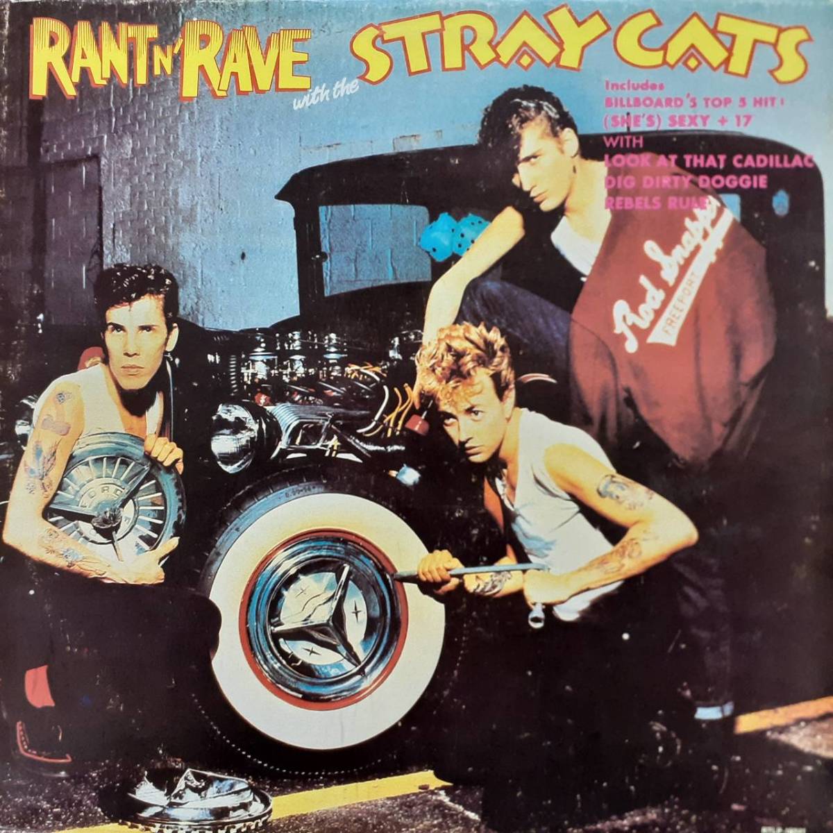 鬼レア フィリピン盤オリジLP Stray Cats / Rant N' Rave 1983年 ARISTA RTLP-16041 Brian ...
