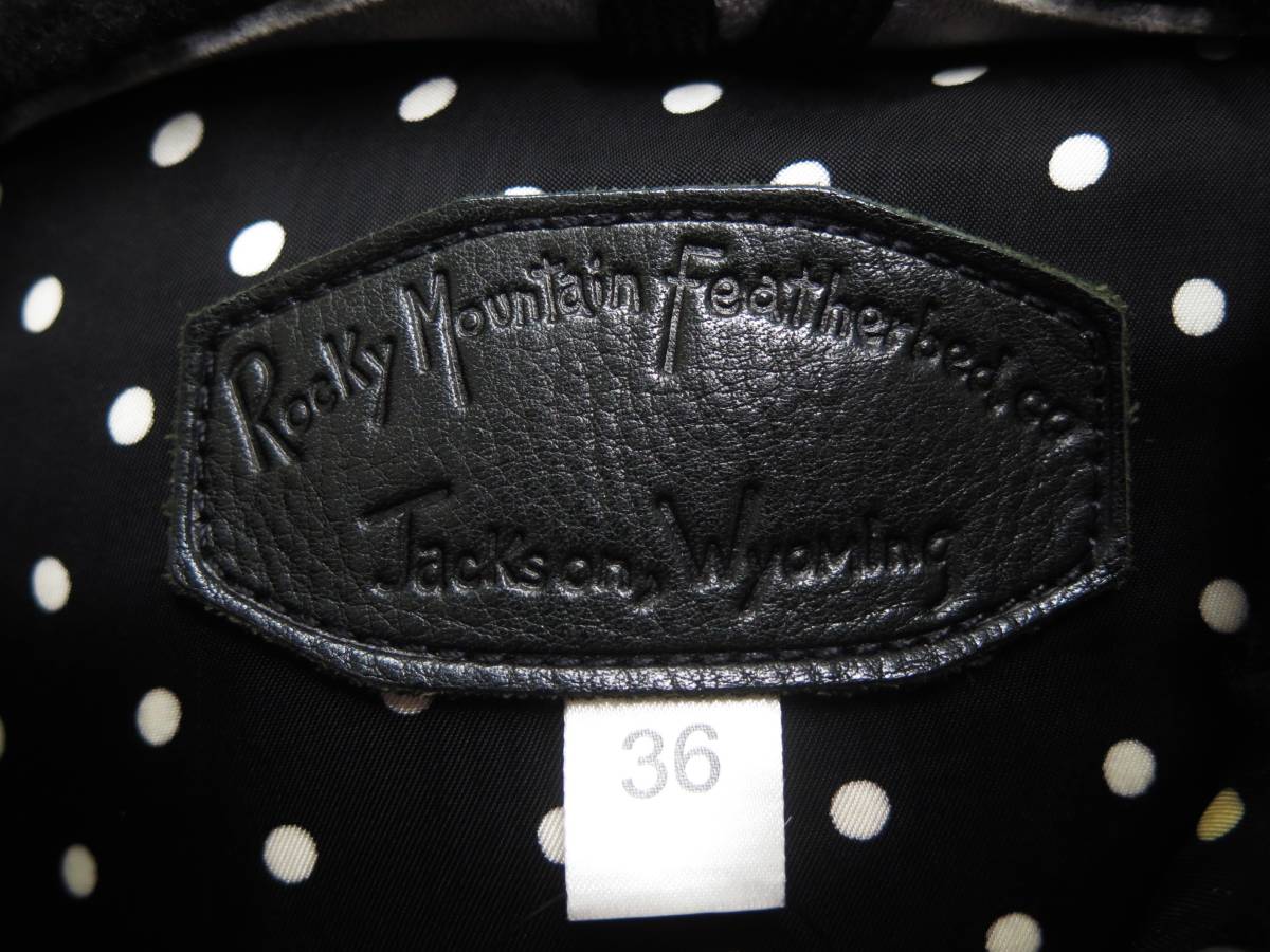 Rocky Mountain x Wacko Maria Cotton Blend Down Vest Size 36 Navy USED