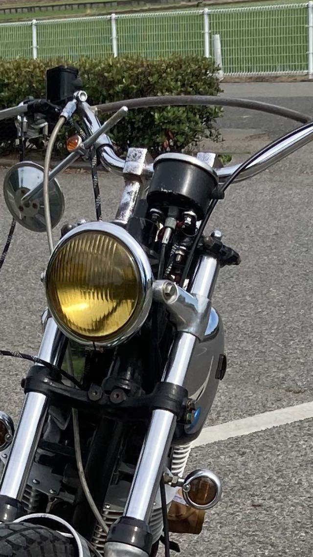 ハンドルポスト ライザー チョッパー ボバー 22.2mm sr400 xs 7/8 当時 