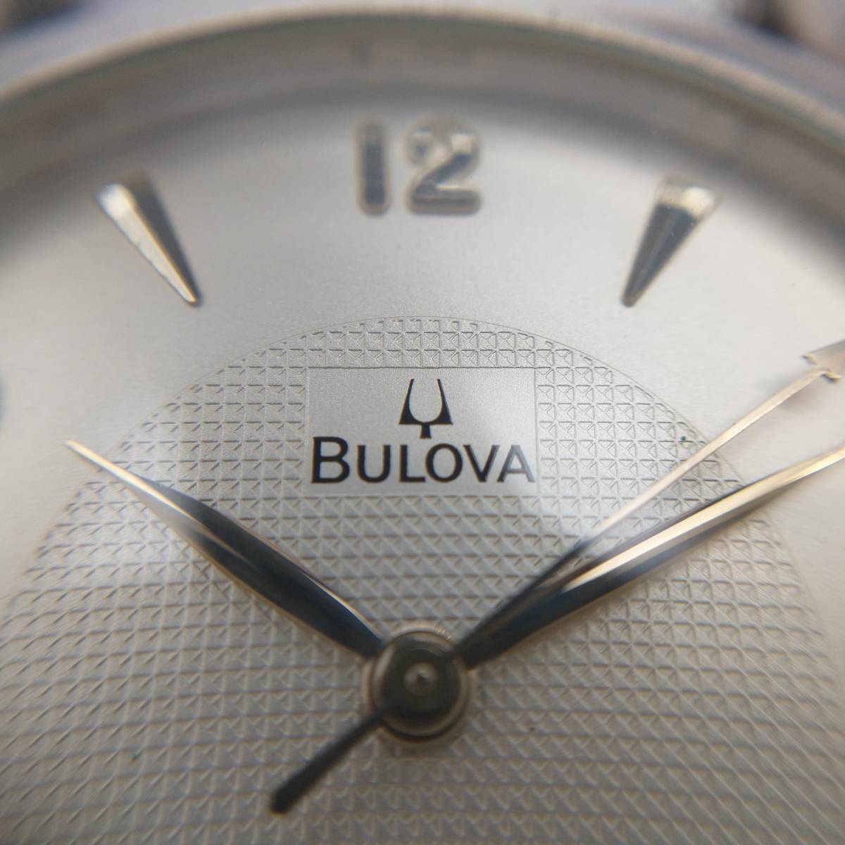 ジャンク BULOVA ブローバ 585000 SV 925 刻印 シルバー 自動巻 デイト 