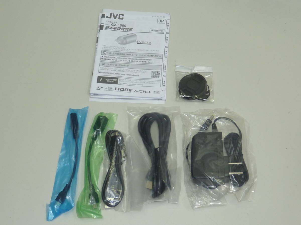 JVC Everio GZ-E600-N ビデオカメラ 本体 BDライター付
