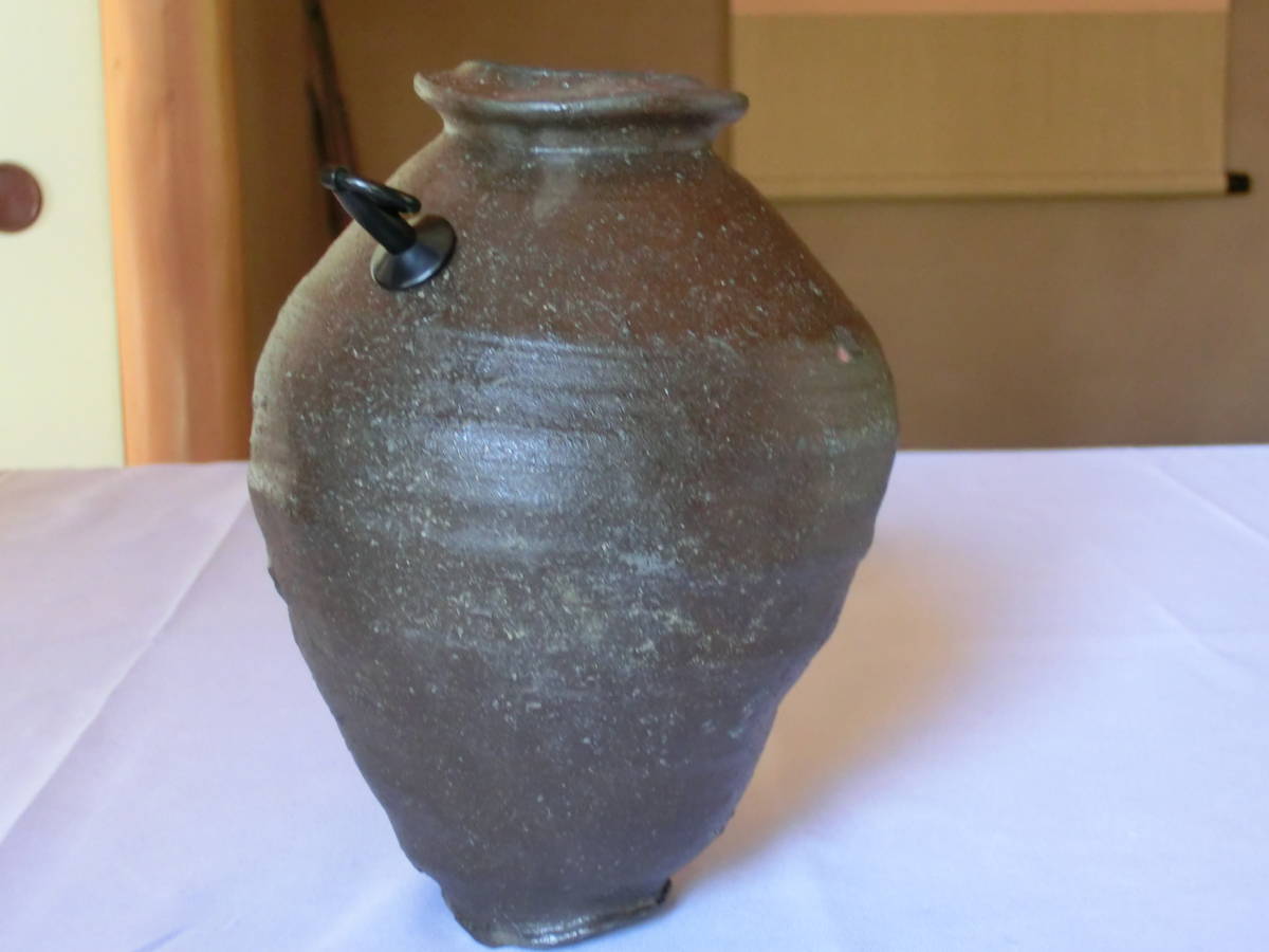 南蛮 粽掛け花入れ】古玩 花道具 煎茶道具 桐箱 御所の花 十二ヶ月