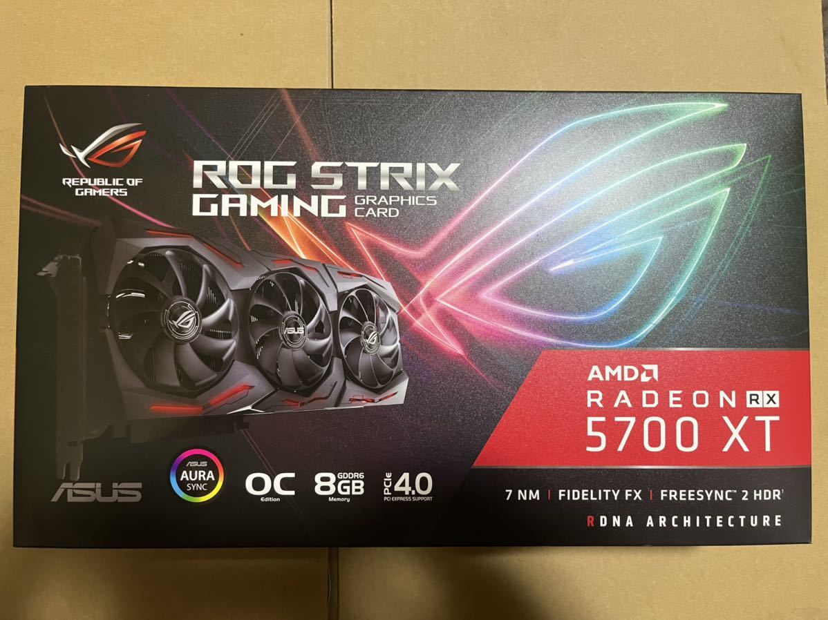ASUS AMD ROG-STRIX-RX5700XT-O8G-GAMING GPU グラフィックボード ASUS