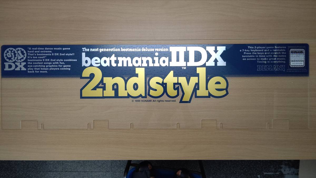 豊富な，定番人気 筐体上部パネル beatmania IIDX 2ndstyle(ポップ、インスト)｜売買されたオークション情報、yahooの商品情報をアーカイブ公開 - オークファン ポップ、インスト