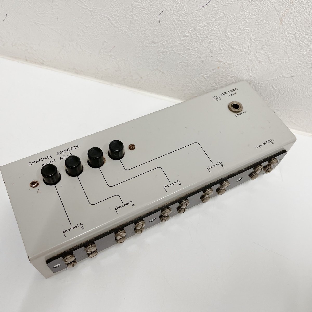 【得価，定番人気】 LUX CORP AS-5 CHANNEL SELECTOR スピーカーセレクター 動作未確認 ジャンク LUXMAN ラックスマン チャンネルセレクター I(真空管)｜売買されたオークション情報、yahooの商品情報をアーカイブ公開 - オ 真空管