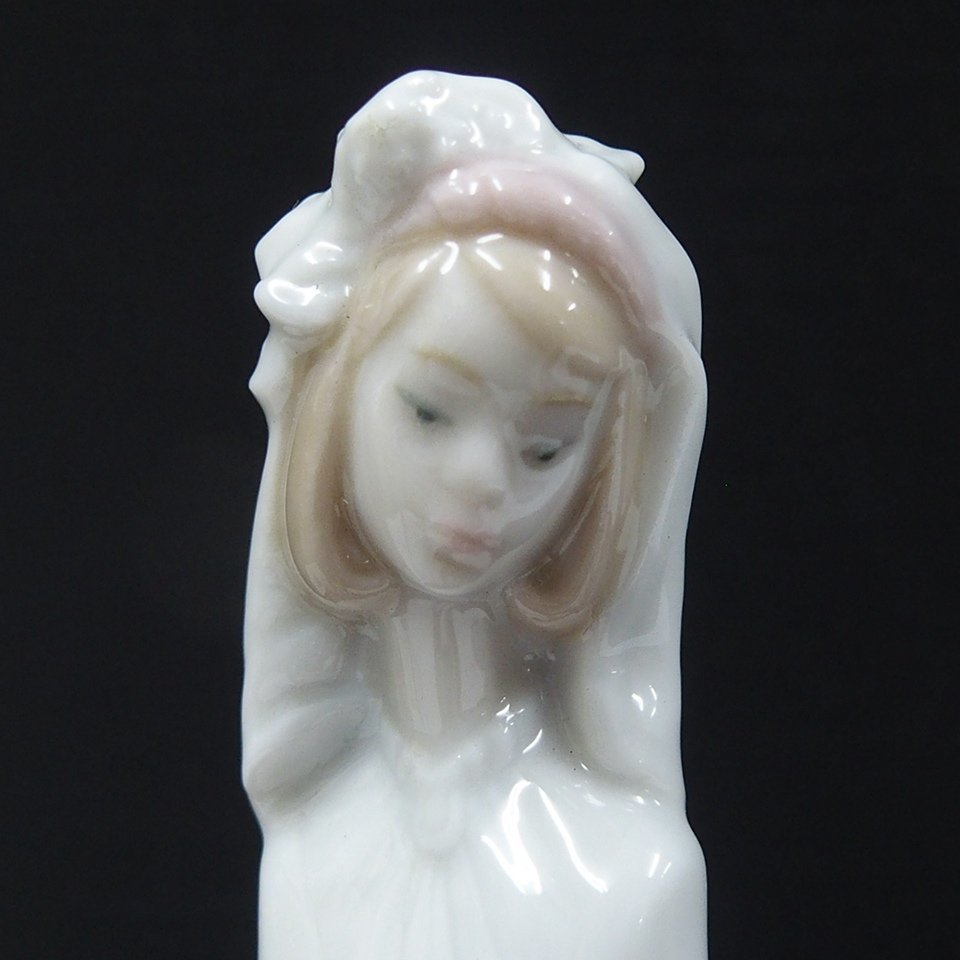 m002 B1【LLADRO リヤドロ ウエディング ブライダルベル 花嫁 花束