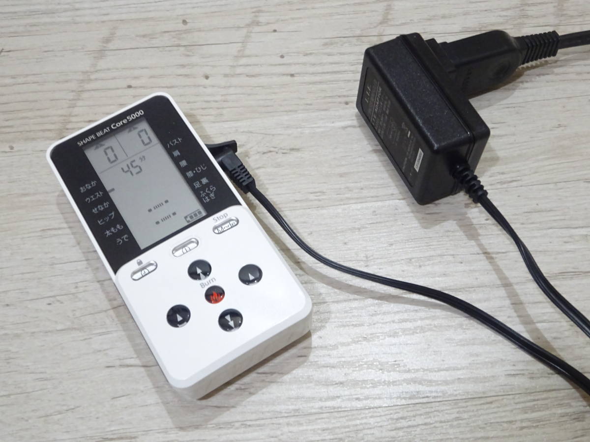 ☆美品 脂肪燃焼 基礎代謝UP 5000Hz中周波 シェイプビート コア5000 