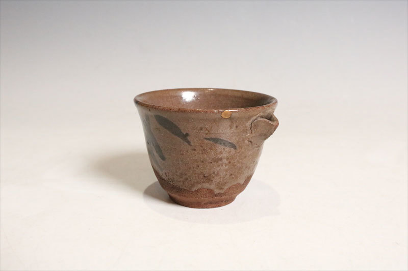 古美味】亀井楽山造『鵬雲斎書付』高取管耳水指 茶道具 保証品 Ww8A AN81