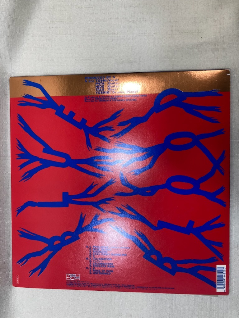 X(X JAPAN) BLUE BLOOD LP アナログ盤 レコード X Japan Blood