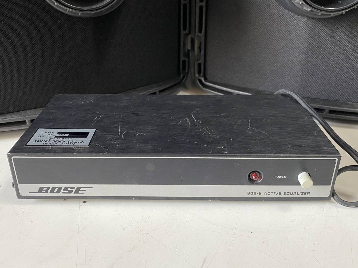 b BOSE ボーズ スピーカー MODEL 802+イコライザー 802-E ペア 