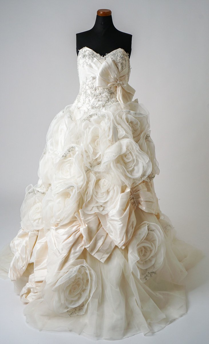 p6466　中古!!　ウエディングドレス　９−１３T | 結婚式 ドレス ジュナ（HLD-00066-01） AK+10606P｜カラードレス｜YUMI の結婚式場（ウェディング）