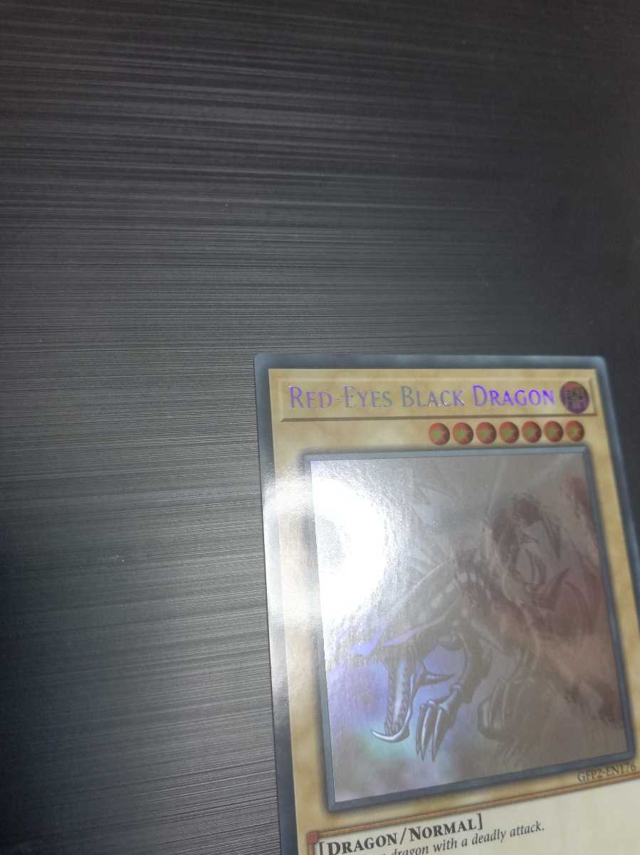 遊戯王 真紅眼の黒竜 レッドアイズ EU版 英語 ゴーストレア ホロ 英語版