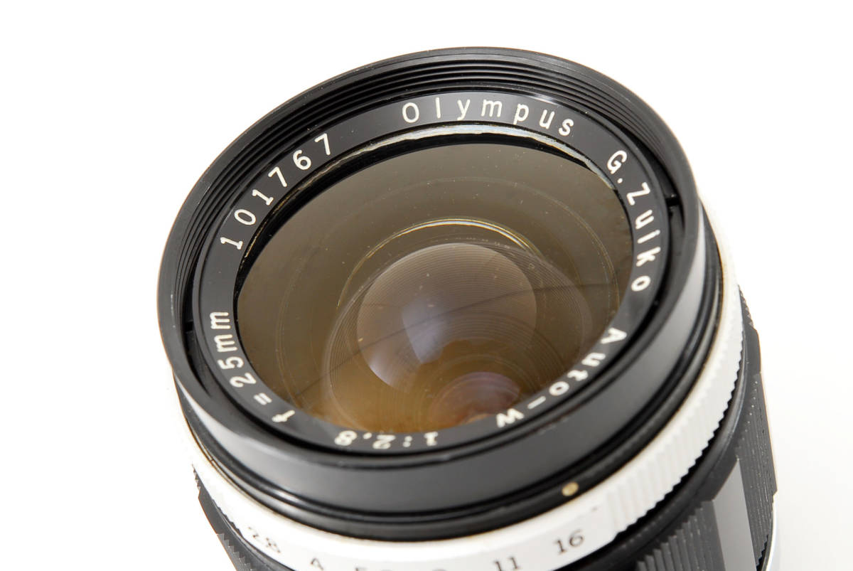 オリンパス G.ZUIKO AUTO-W 25mm F2.8 PFN-F用 純正フードセット】OLYMPUS G.Zuiko AUTO-W 25mm f2.8 - 三葉堂寫眞機