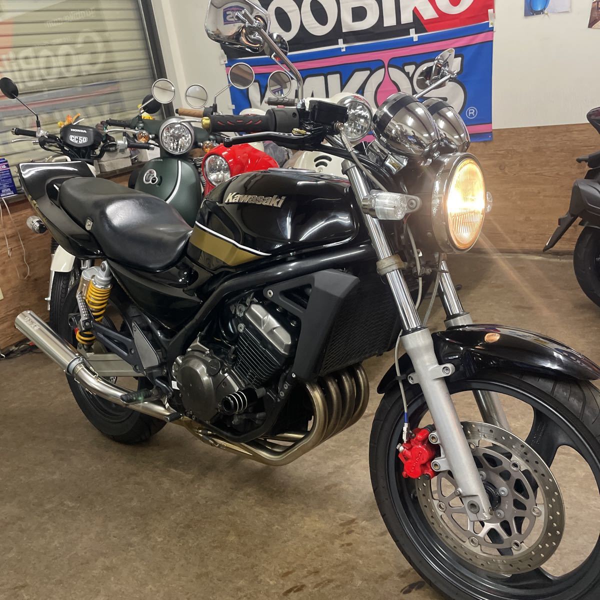 バリオス2 ワンズ菅などカスタム多数 前後タイヤOK 検索 バリオス