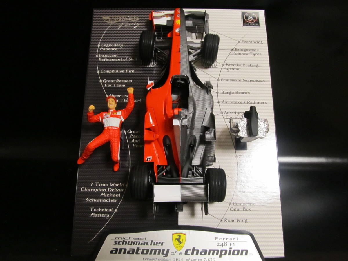 1/18 Ferrari 248 フェラーリ 248 シューマッハ anatomy of a champion