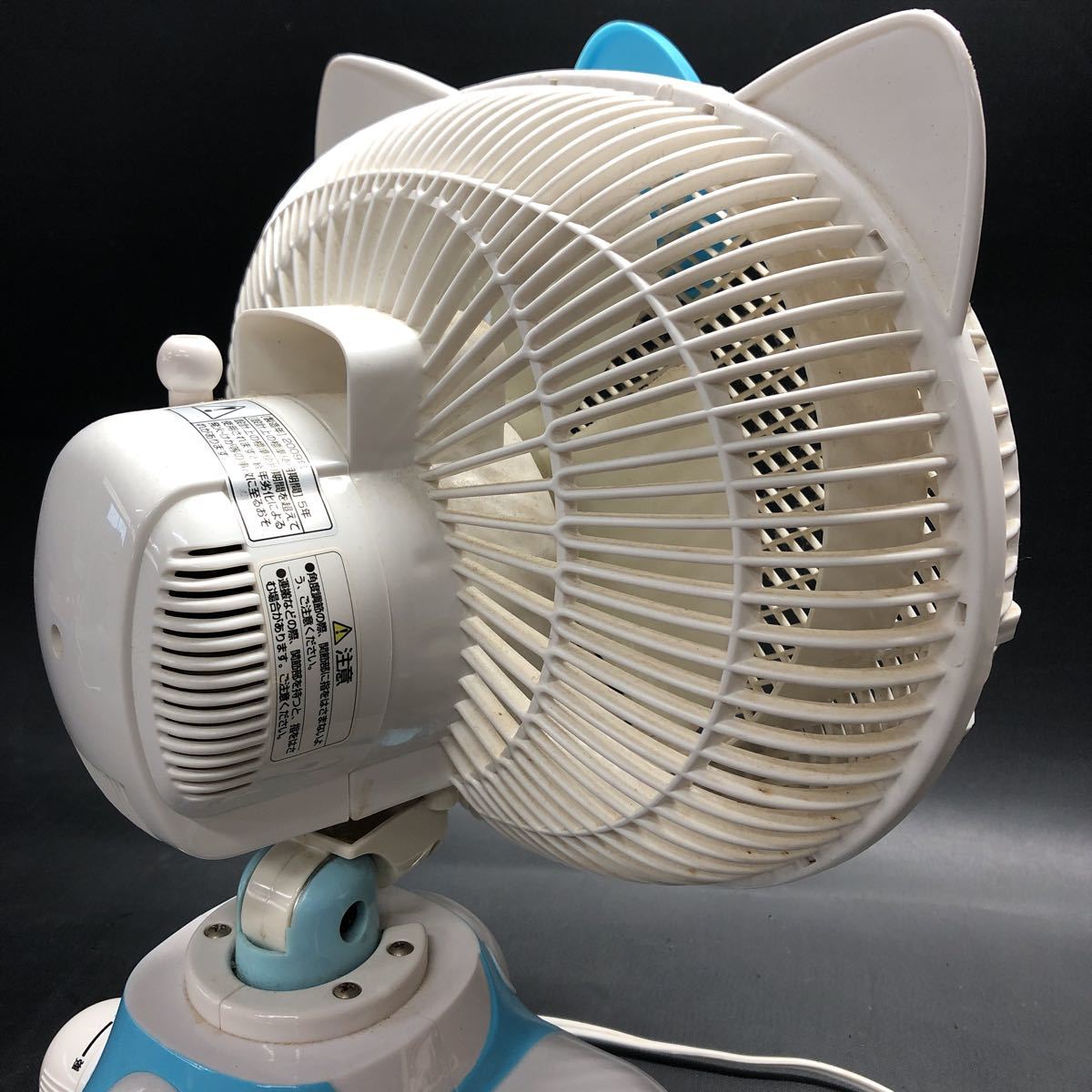 AI1048 動作品 ハローキティ パーソナル扇風機 JPM-183KD 羽根径18cm 3 