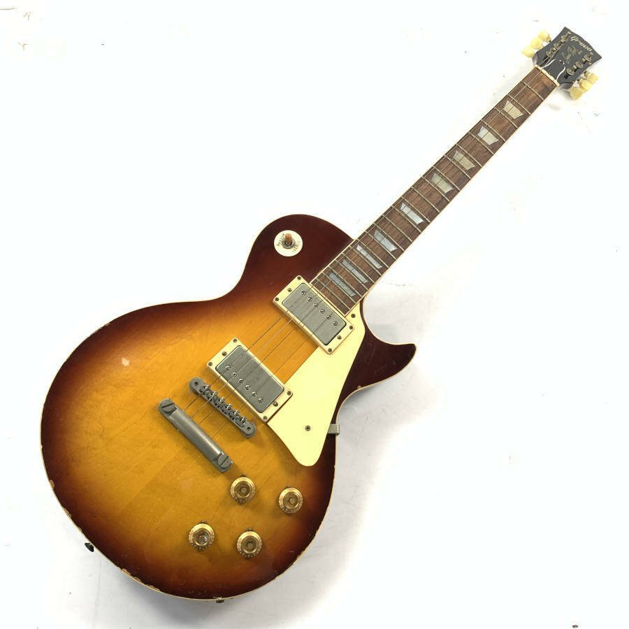  GRECO グレコ EG700 エレキギター シリアルNo.0 1595 サンバースト系 現状品(グレコ)｜売買されたオークション情報、yahooの商品情報をアーカイブ公開 - オークファン 本体