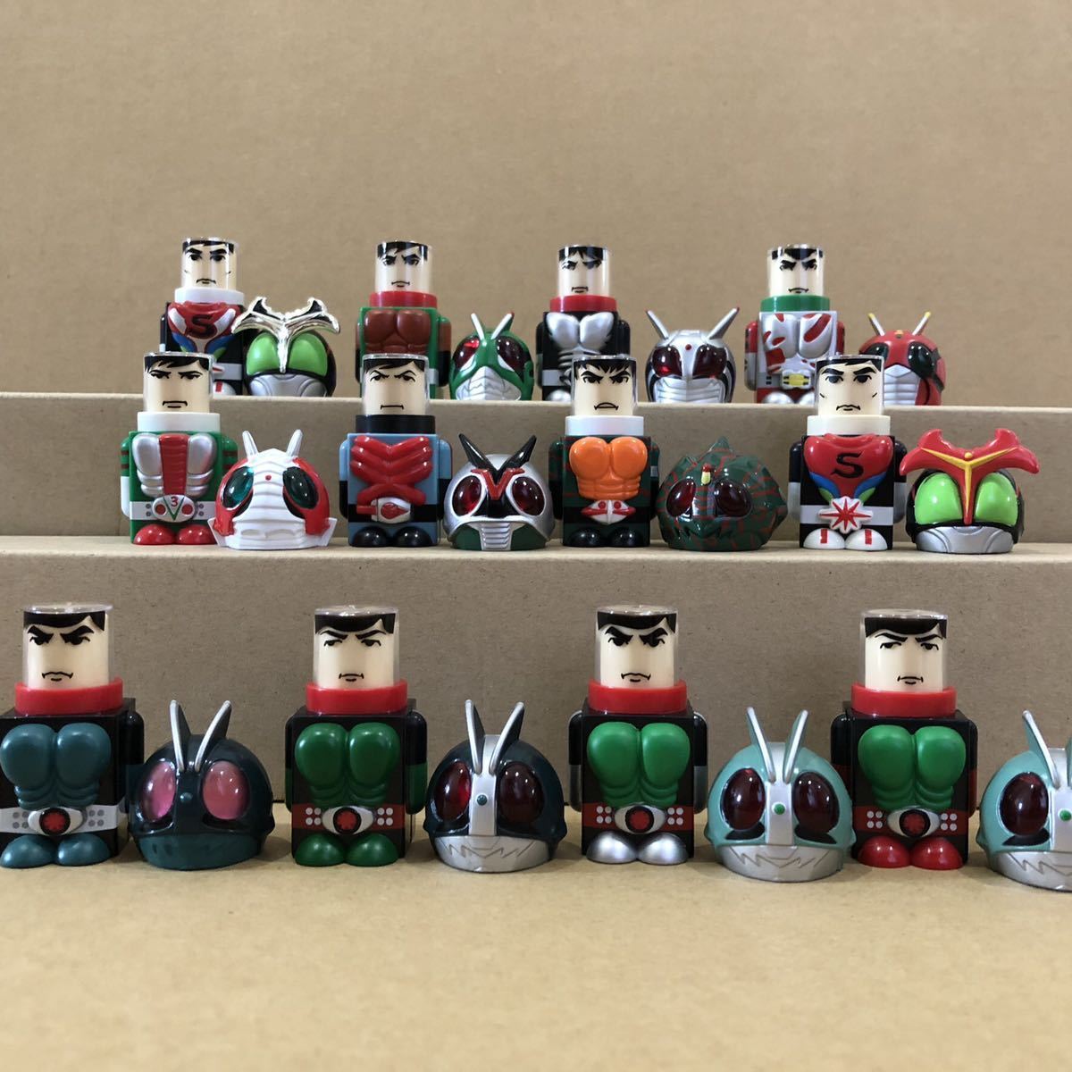 【まとめ売り】仮面ライダー 消しゴム 12個セット　昭和ライダー