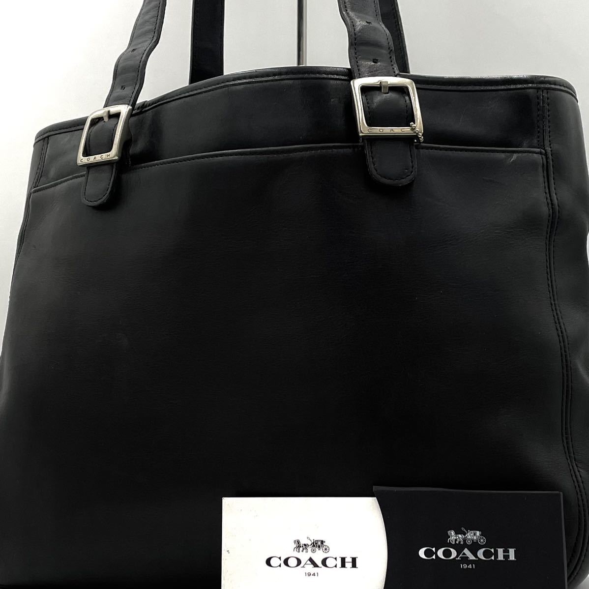  1円 定価10万級 COACH コーチ メンズ トートバッグ ビジネスバッグ A4 ブリーフケース ブラック レザー 肩掛け 仕事 通勤(トートバッグ)｜売買されたオークション情報、yahooの商品情報をアーカ かばん、バッグ