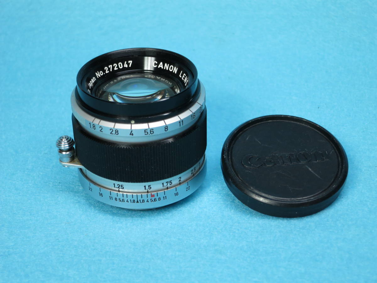 CANON キャノン 50㎜ F1.8 ライカ Lマウントレンズ 極上品 良品CANON