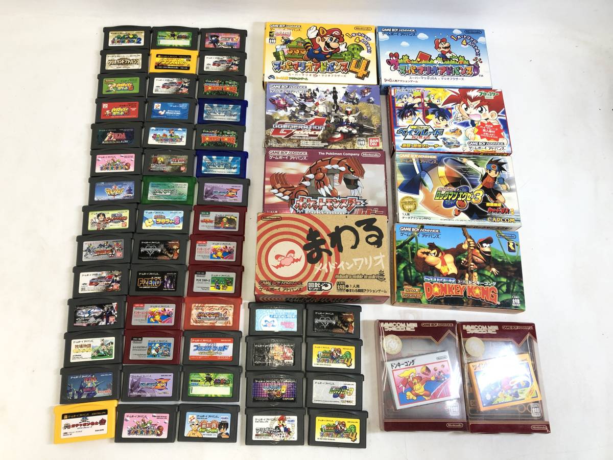 送料無料，格安 GS220729-03K/ GBA ゲームボーイアドバンス レトロゲームソフト まとめ マリオ ゼルダ ドンキーコング ガンダム 他 被りあり(その他)｜売買されたオークション情報、yahooの商品情報をアーカイブ タイトル