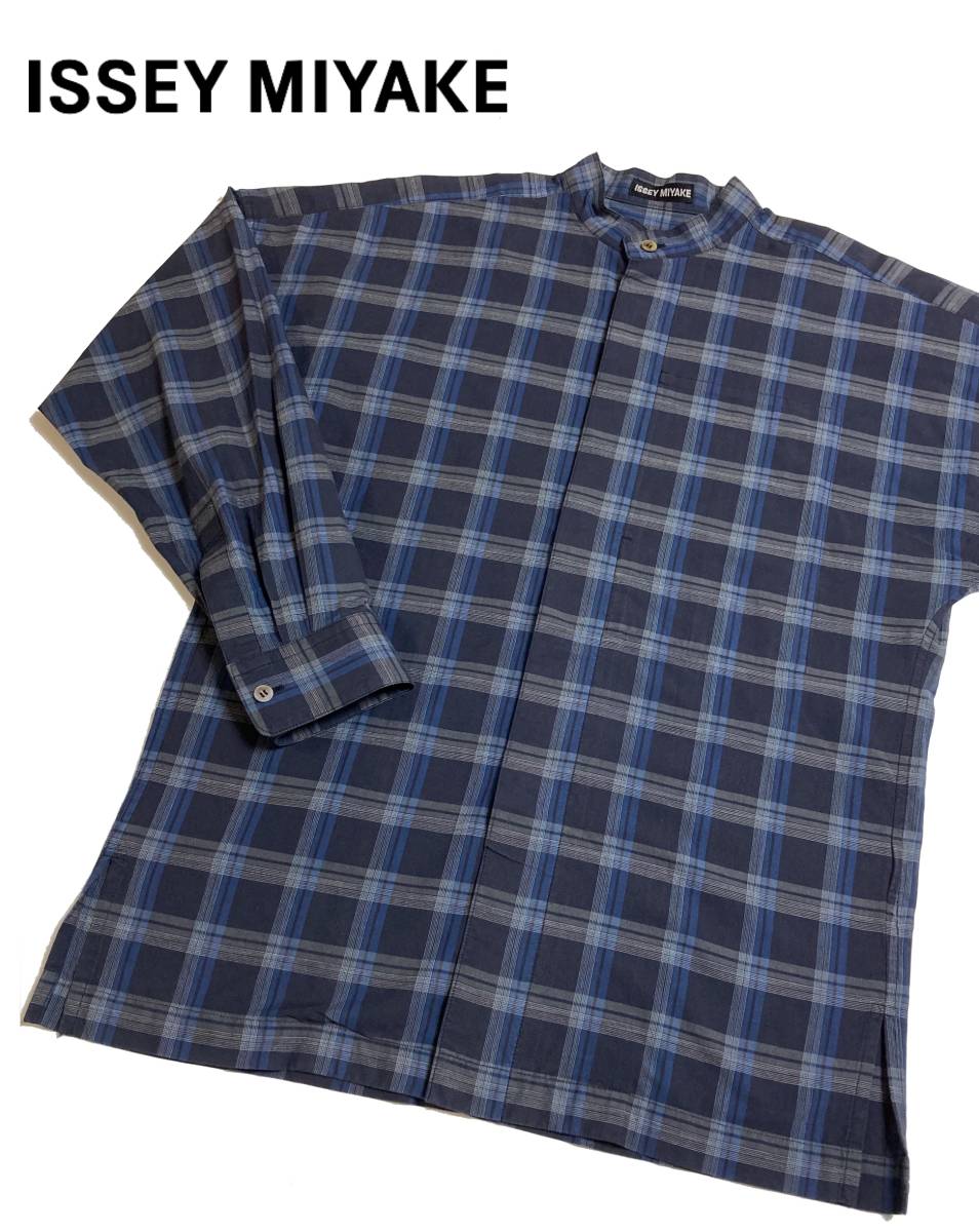 ISSEY MIYAKE イッセイミヤケ メンズ オーバーサイズ 比翼 バンド 