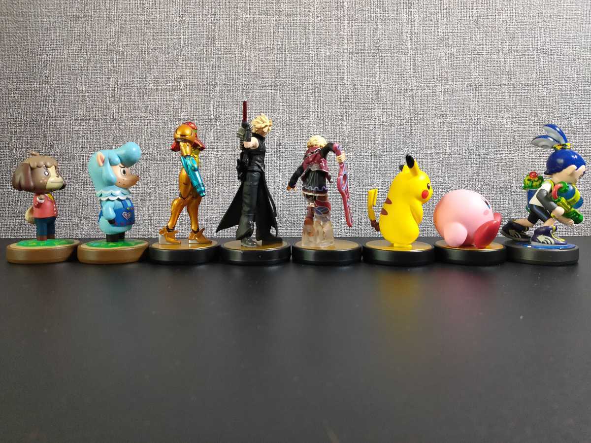 amiibo 8セット シュルク クラウド2P サムス ピカチュウ カービィ 