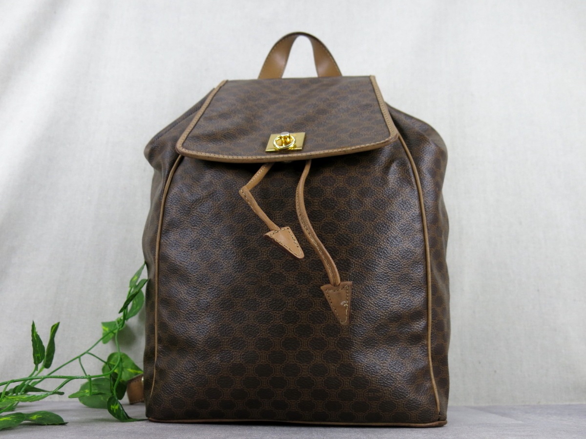 レザー CELINE セリーヌ カーフ マカダム PVC セリーヌ○マカダム○PVC 