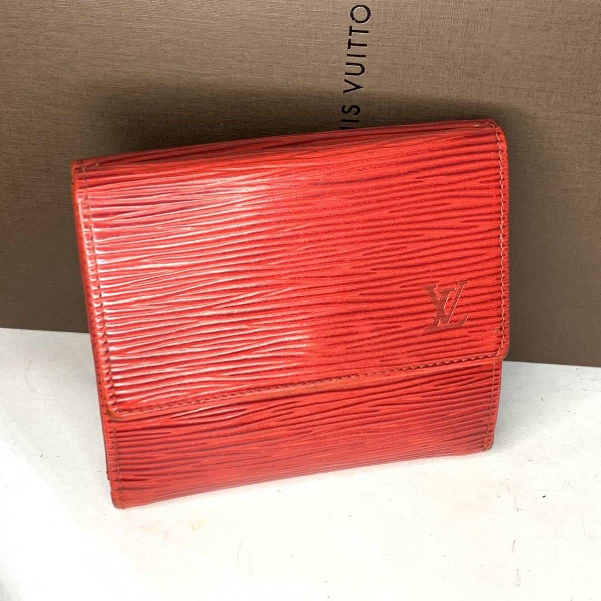 【新作入荷，大得価】 1円スタート LOUIS VUITTON ルイヴィトン エリーズ Wホック ヴィンテージ エピ 二つ折り財布 赤 レディース コインケース 89(エピライン)｜売買されたオークション情報、yahooの商品情報をアーカ 服飾小物