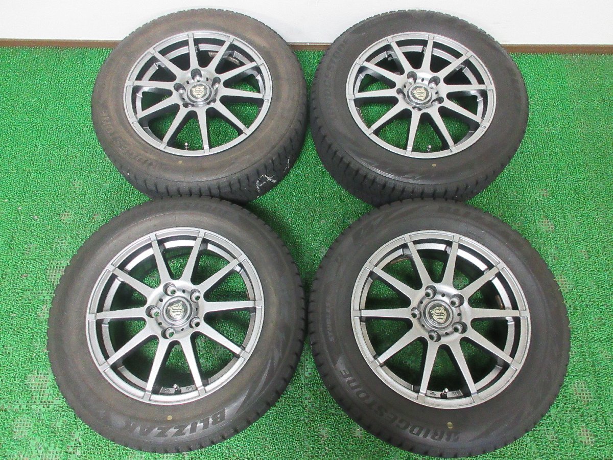 新作登場，人気セール R404 在庫処分 205/60R16 超溝高 8~8.5分山 ブリヂストン スタッドレス VRX2 ホイールセット 4本 激安 ヴォクシー ノア 等(スタッドレスタイヤ)｜売買されたオークション情報、yahooの商品情報をアー 5穴