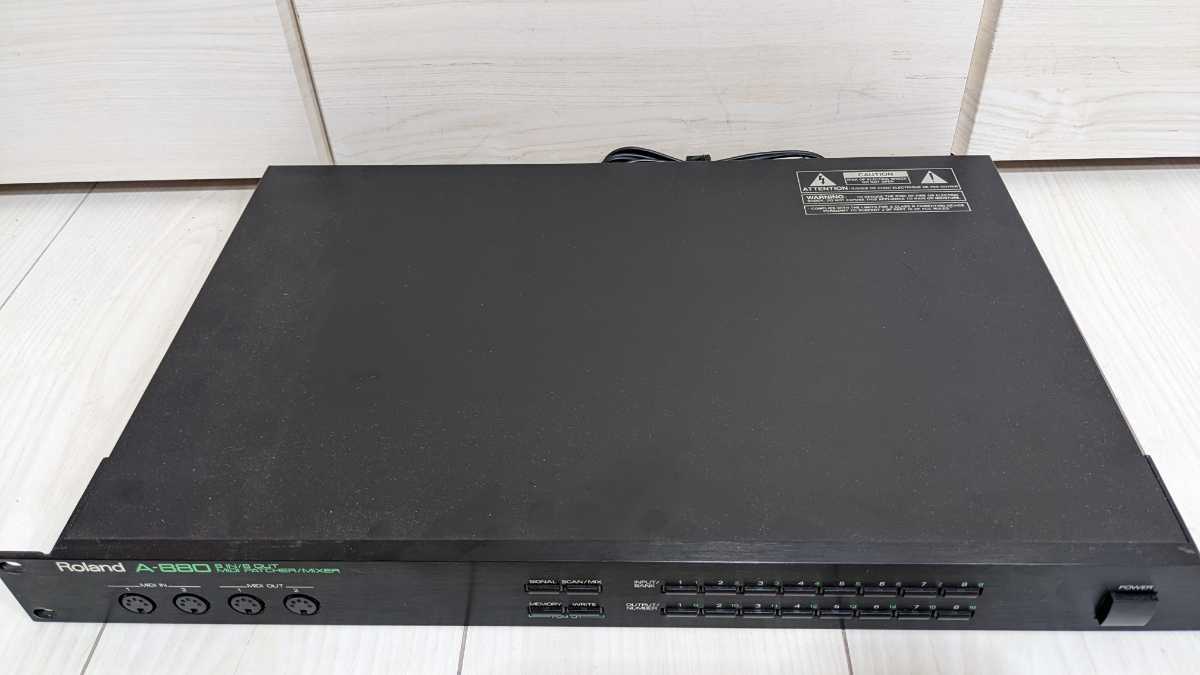 Roland MIDIパッチベイ ミキサー A-880