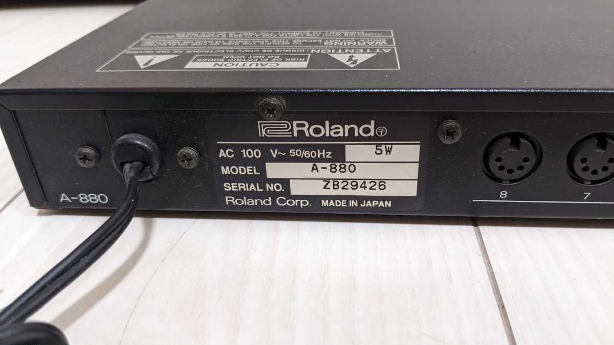 Roland MIDIパッチベイ ミキサー A-880