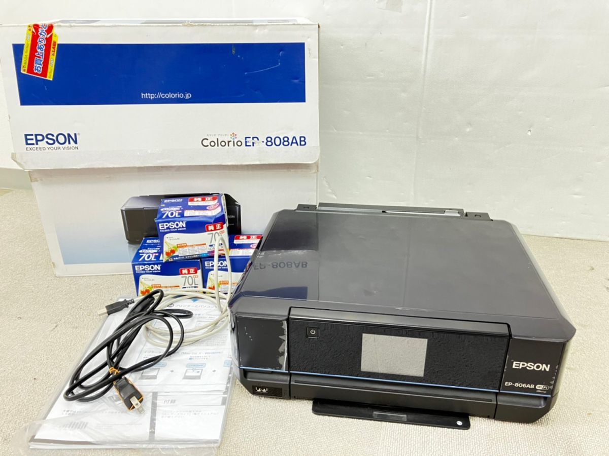 エプソン EP-806AB EPSON 旧モデル Wi-Fi - インクジェット複合機