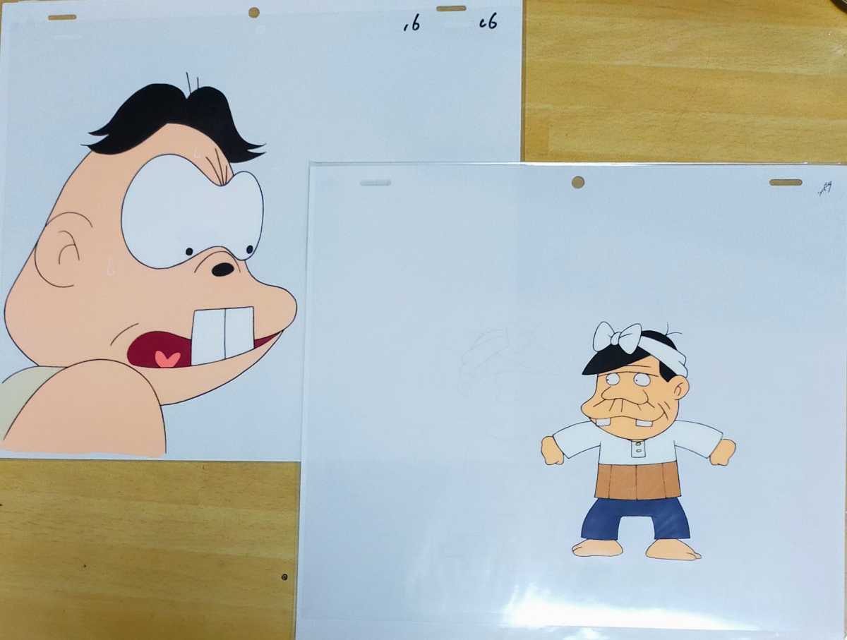 天才バカボン(セル画2枚セット)赤塚不二夫作品,ぱぱと本官さん(た行 