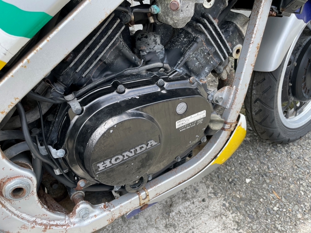 VT250F mc08 エンジン VT250F MC08 エンジン始動 書類あり ホンダ V型250cc ネイキッド