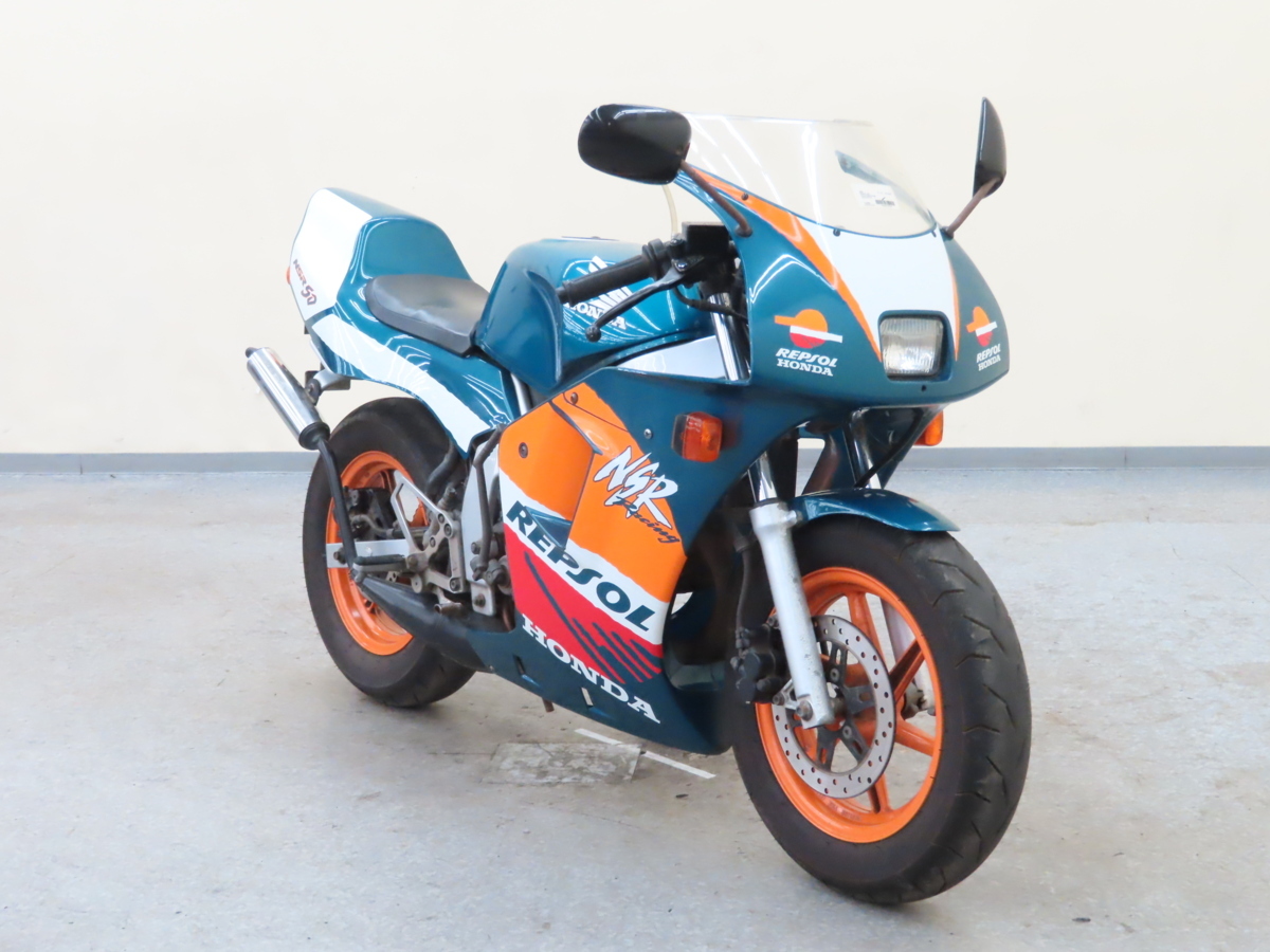 新作入荷，最新作 ホンダ NSR50 動画有 ローン可 絶版車 フルカウル レプソルカラー 50cc 原付 Nチビ AC10 2スト レプリカ ゼロハン HONDA(50cc以下)｜売買されたオークション情報、yahooの商品情報をアーカイブ公開 - 50cc以下