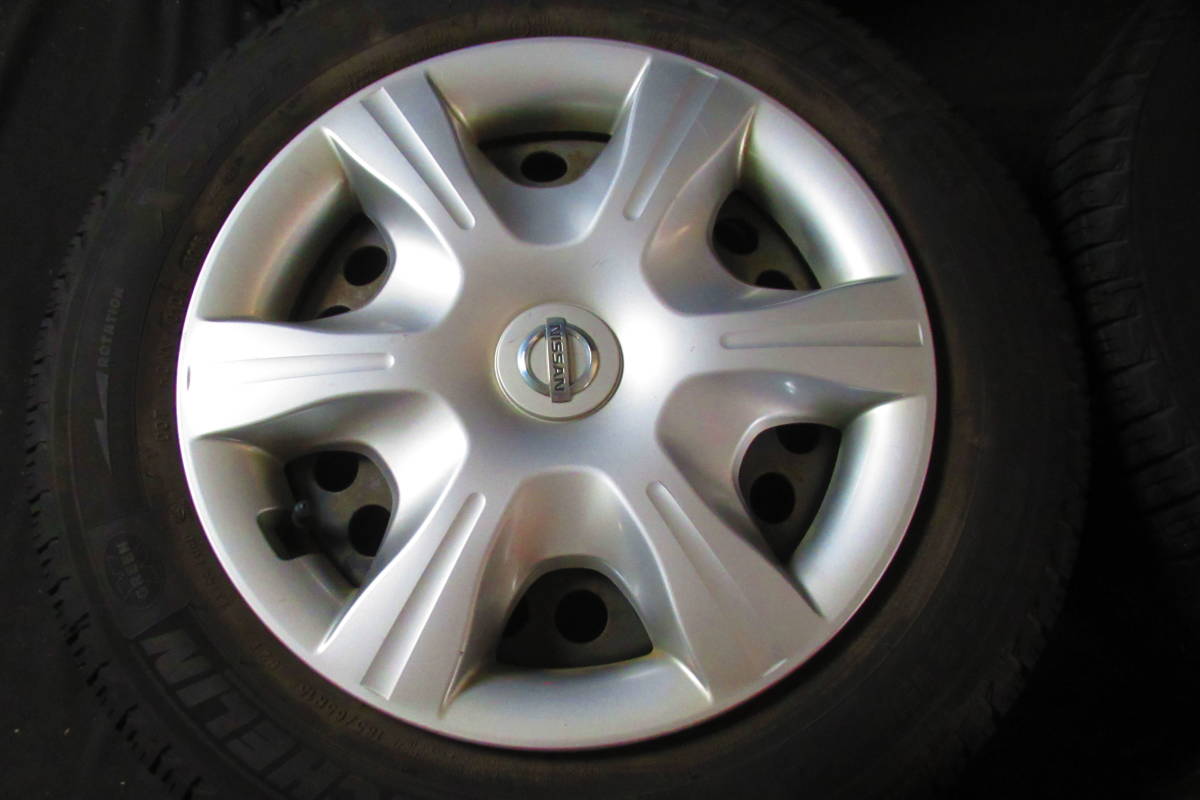 MICHELIN X-ICE スタッドレス 185/65R15 日産純正ホイール 4本