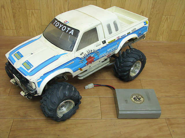 ⑤ジャンク タミヤ R/C ラジコン トヨタ HILUX ハイラックス 4WD 詳細