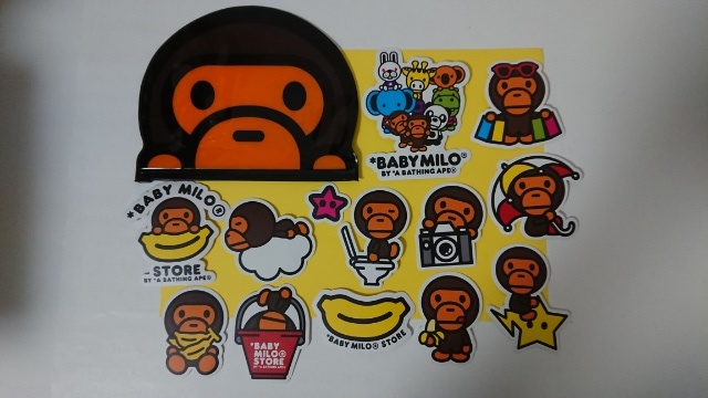 新品エイプ ベビーマイロ ピックセット 8本入り レア BAPE KIDS（R