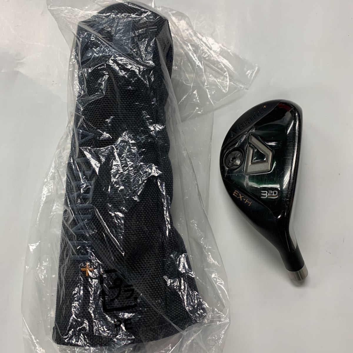 中古 A GRIND EX-H U3 20度 ヘッド単品 カバー(未使用)有り スポーツ