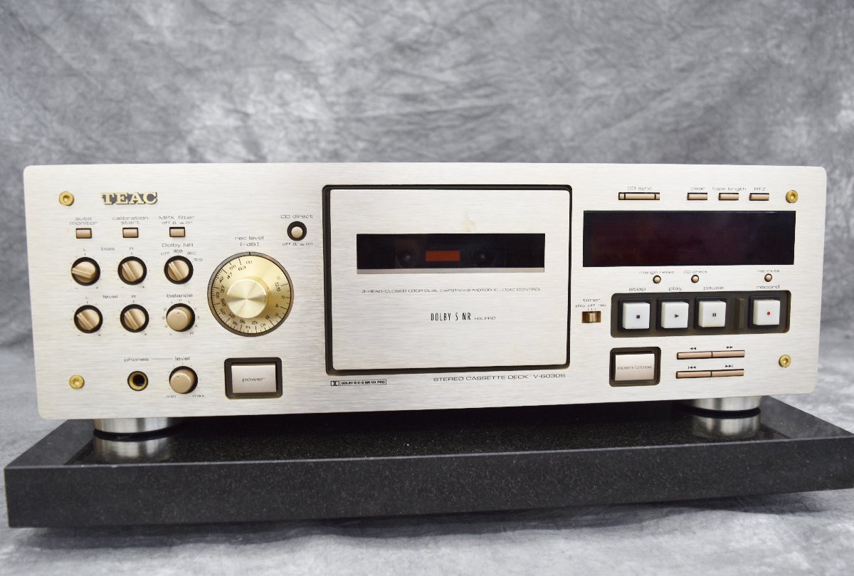 通販お値下 F☆TEAC ティアック カセットデッキ V-6030S ☆ジャンク