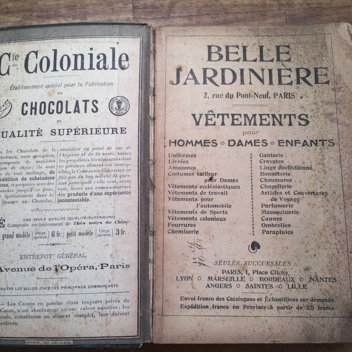訳有 フランス アンティーク アルマナック 生活情報誌 百科事典 1901年