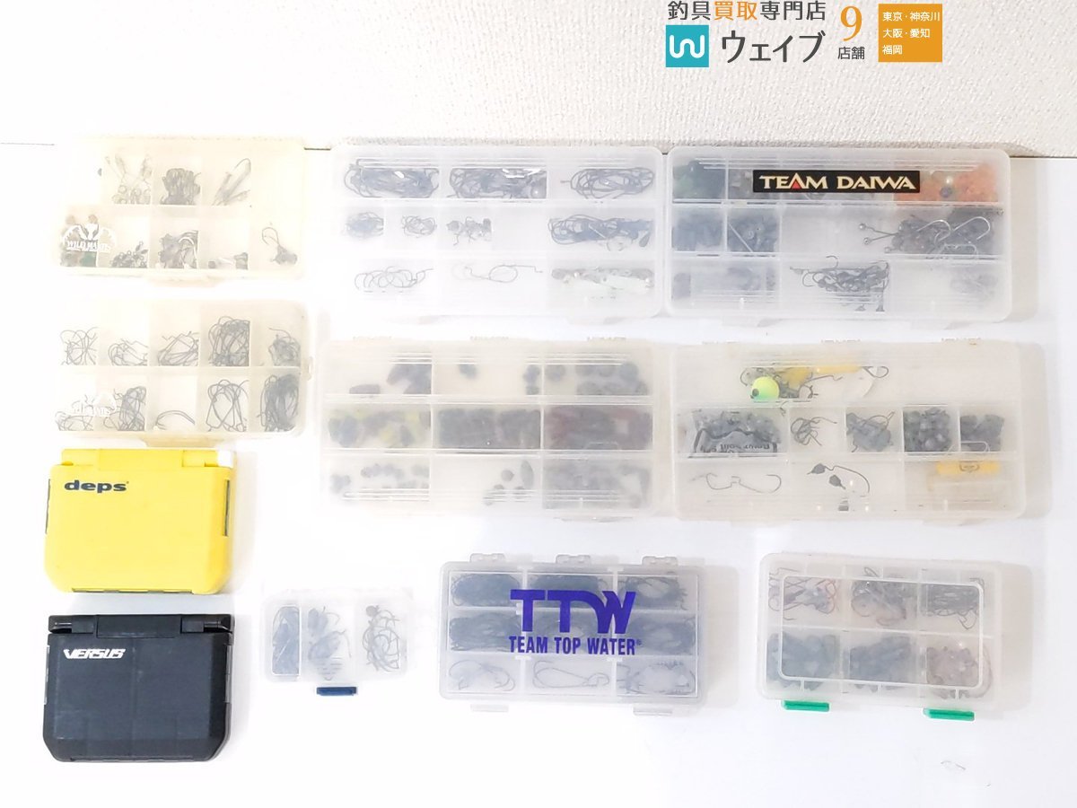 購入いただけます バス釣り用 フック シンカー 等 計11点 セット ジャンク扱い