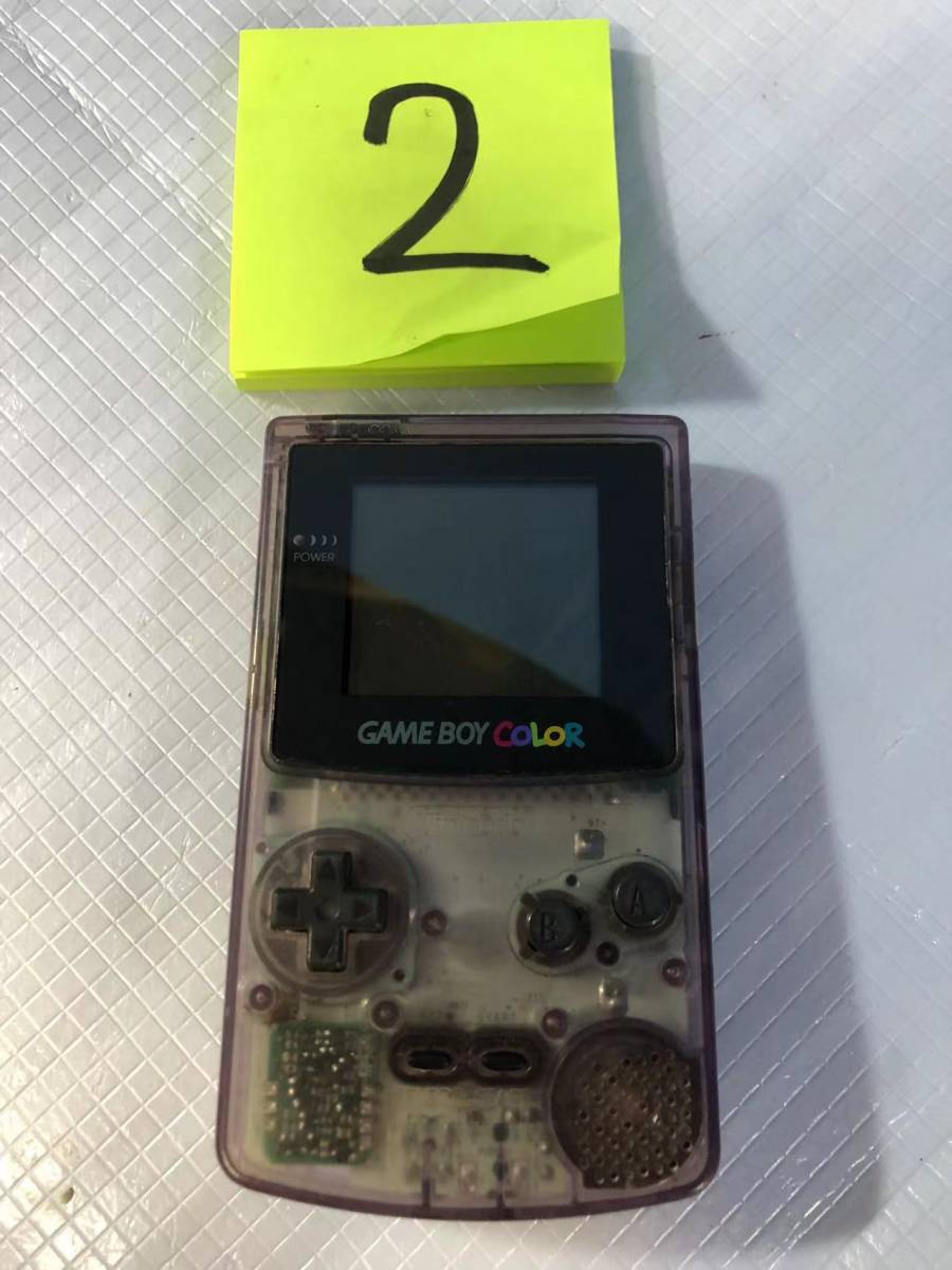  ジャンク 任天堂 ゲームボーイ カラー CGB-001(本体)｜売買されたオークション情報、yahooの商品情報をアーカイブ公開 - オークファン 本体、アクセサリー