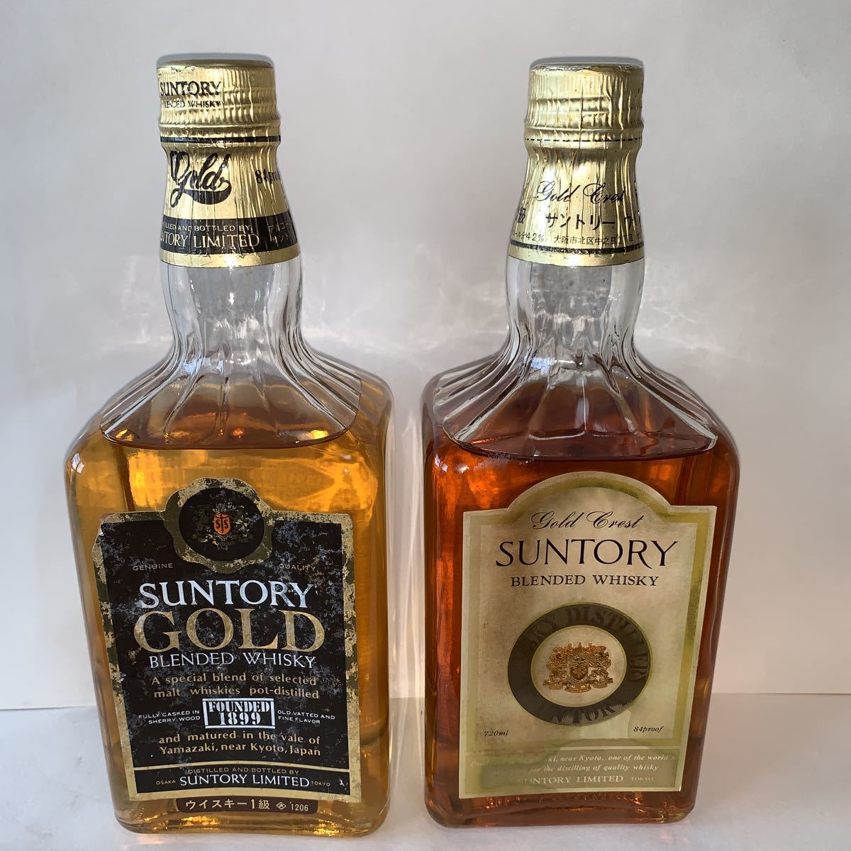 古酒 希少ラベル 堂島浜通SUNTORY WHISKY GOLD サントリー ウイスキー