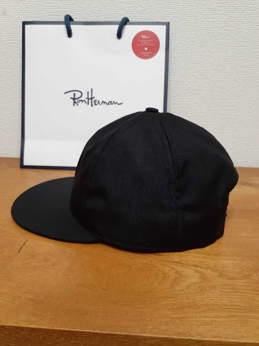 新品！！激アツ！！雑誌掲ロンハーマンベースボールキャップ BLACK美シルエット Ron Cap Herman Cooperstown ロンハーマン for キャップ Ball CAP