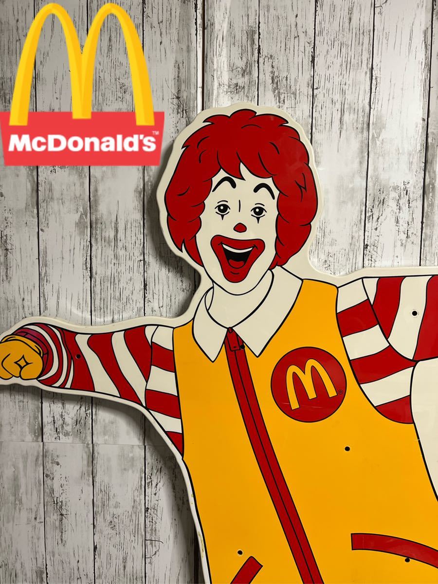 希少 非売品 マクドナルド ドナルド 看板 等身大パネル (看板)｜売買