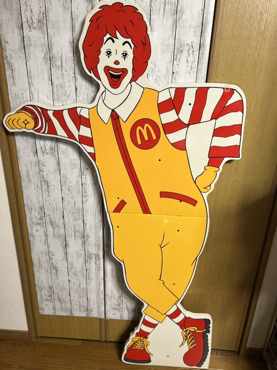 希少 非売品 マクドナルド ドナルド 看板 等身大パネル (看板)｜売買